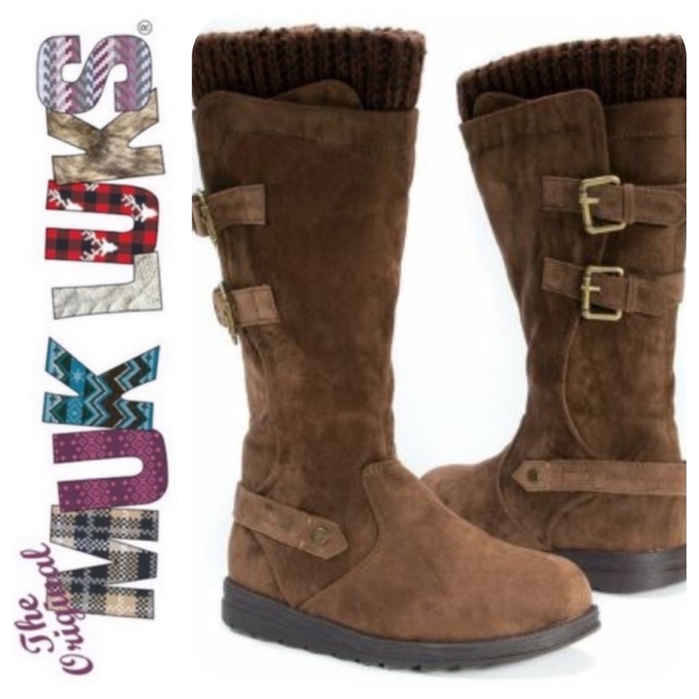 Muk Luks Sweater Top Nora Boot, 7 - NWT